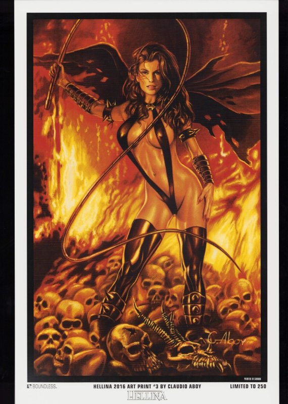 Boundless Presents: HELLINA 11 x 17 Art Prints (2016) 4pc. Ltd to 250