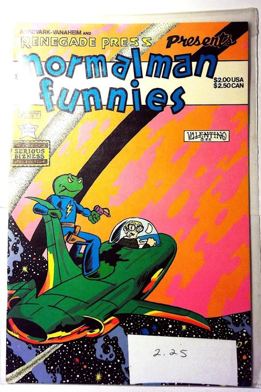 Normalman Funnies #8 (1985) Aardvark-Vanaheim 1st Print Comic Book