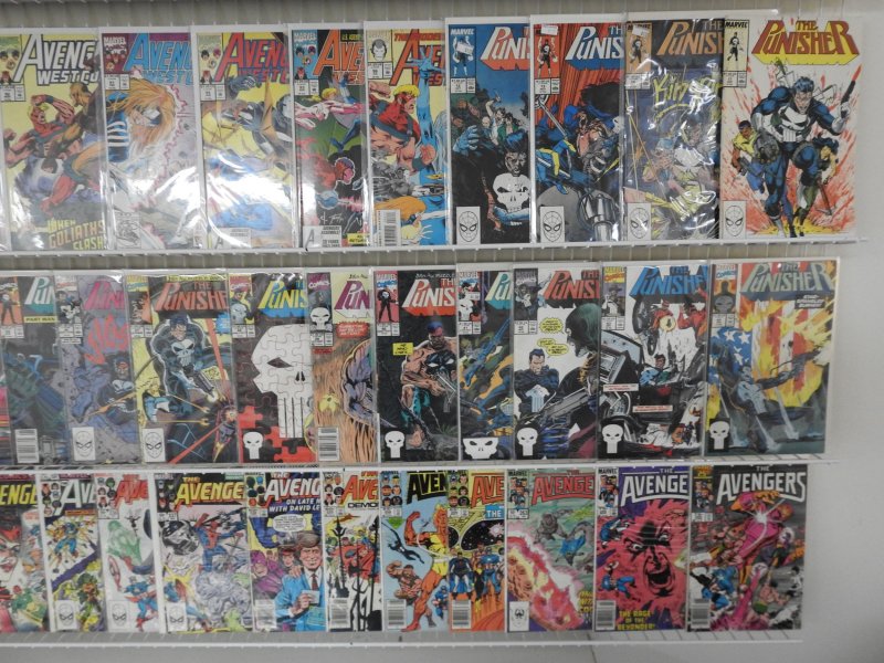 Huge Lot of 150+ Comics W/ Punisher, Avengers +More! Avg. VF- Condition!