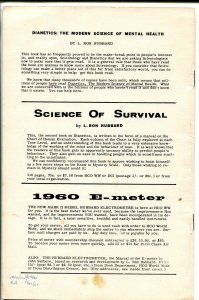 Professional Auditors Bulletins #168-7/1960-LRH-L. Ron Hubbard-pulp writer-FN/VF