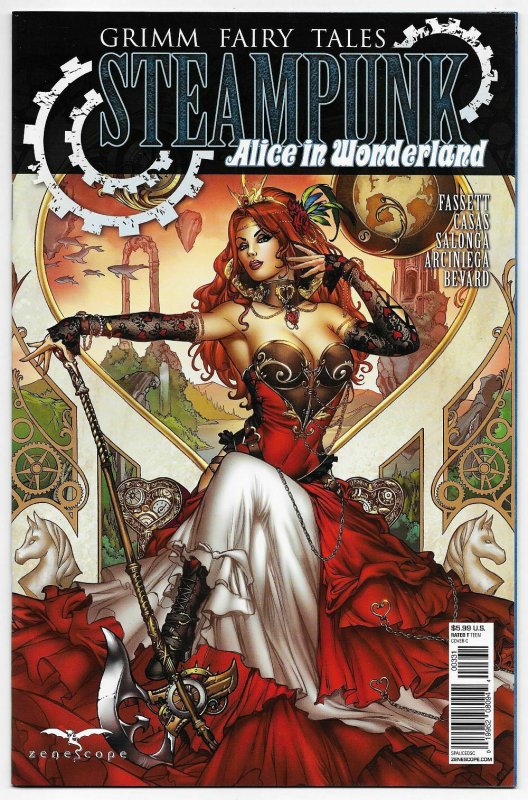 Grimm Fairy Tales Steampunk Alice In Wonderland #1 Cvr C Krome (Zenescope) NM