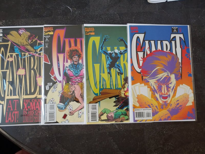 Gambit 1 2 3 4 Complete 4 Issue Set 1993 -Marvel Comics X-Men