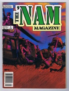 The Nam Magazine #7 ORIGINAL Vintage 1989 Marvel Comics