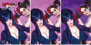(2025) HARLEY QUINN X ELVIRA #1 MARK SPEARS 1:10 1:15 1:20 VARIANT COVER SET!