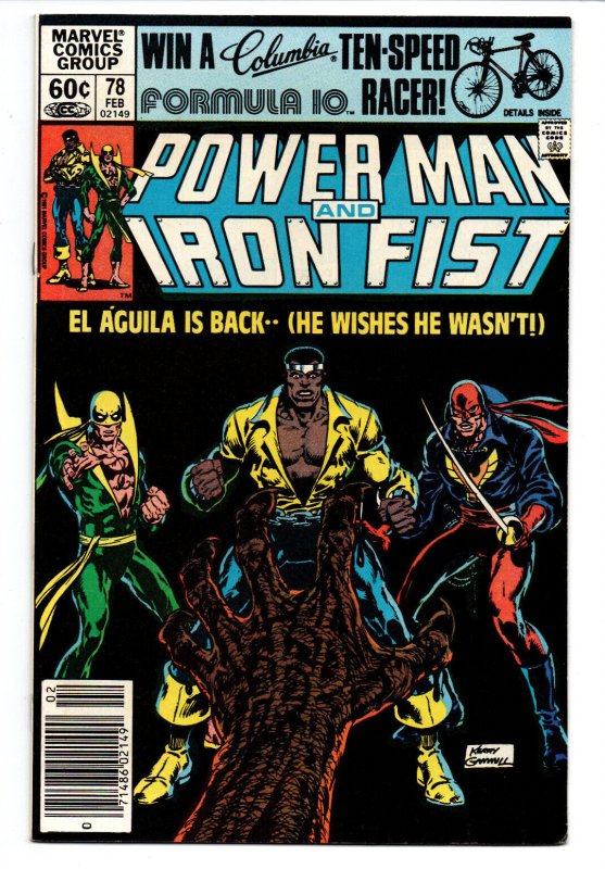 Power Man and Iron Fist #48 newsstand - 3rd app Sabertooth - 1982 - (-NM) 