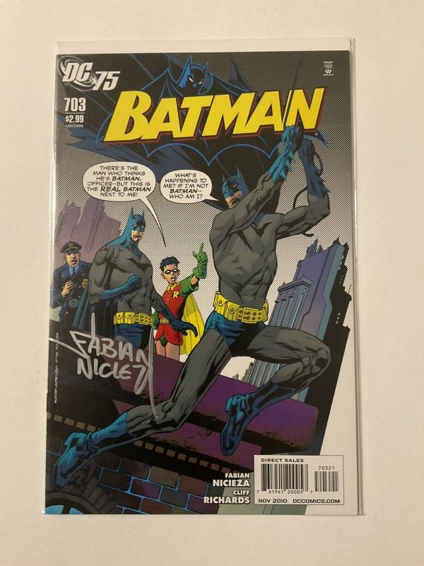 Batman 703 Near Mint Nm Signed Niceza Dc Comics