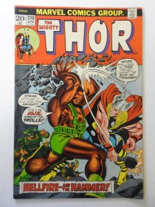 Thor #210 (1973) VG+ Condition moisture stain