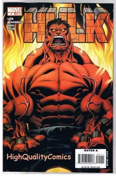 HULK #1, NM, Incredible, 1st print, Loeb, McGuinness, 2008, more in store