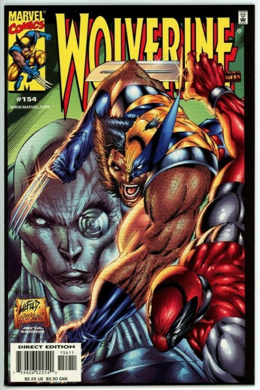 Wolverine #154 (1988) - 9.4 NM *Deadpool/All Along the Watchtower*