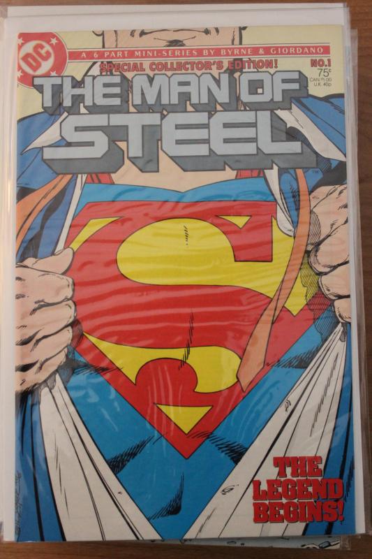 Man of Steel 6 Part Mini Series Special Collectors Edition #1 9-4-nm