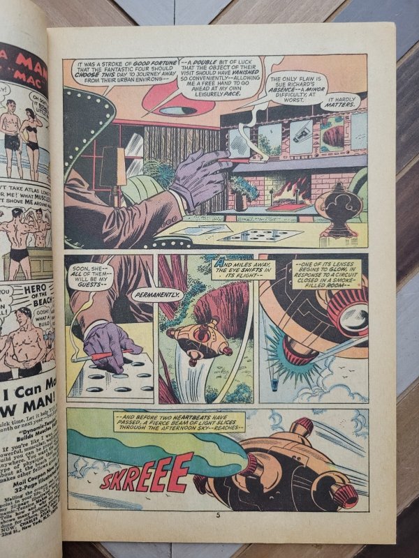 Fantastic Four #134 VG- 4.5 (Marvel 1973) ft. DRAGON MAN Buscema & Sinnott Cover