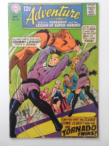 Adventure Comics #373 (1968) Tornado Twins! Solid VG Condition!