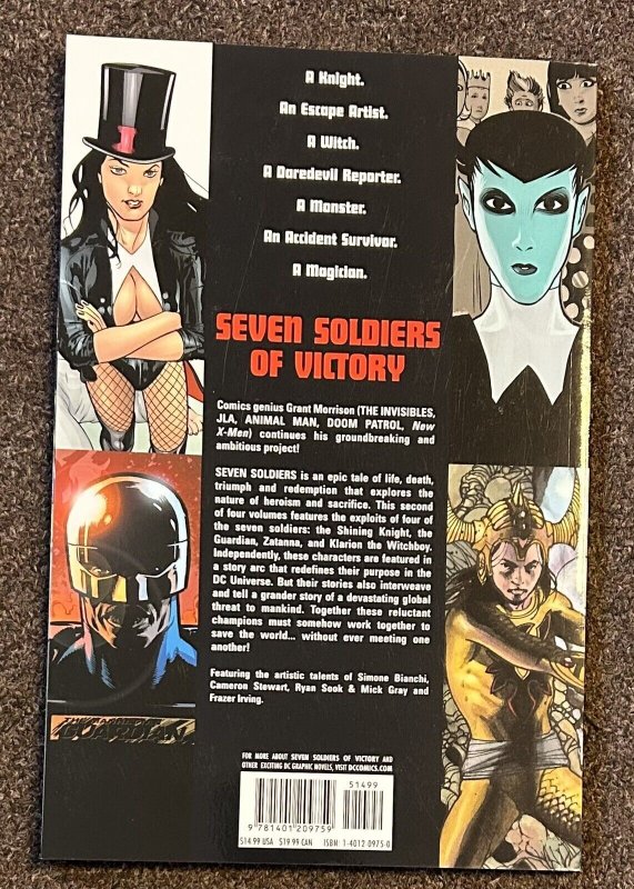 Seven Soldiers Of Victory Volume 2 DC Comics Grant Morrison Trade Paperback SC