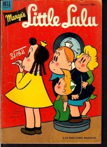MARGE'S LITTLE LULU #56-FEB 1953-TUBBY ON A SCALE-DELL VG