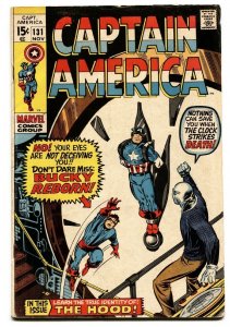 CAPTAIN AMERICA #131 1970-MARVEL COMICS Bucky Reborn Comic book