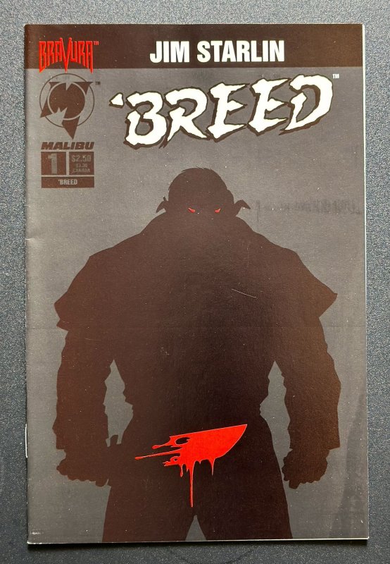 'Breed #1 (1994) Jim Starlin Art -[RARE] Malibu - [KEY] 1st App of Breed...