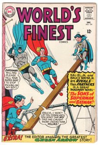 World's Finest Comics #154 (1965) Superman and Batman and Robin, 1st Sup...