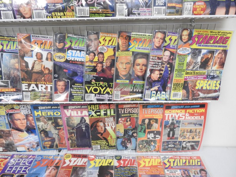 Starlog Magazine 1-185 Complete Run! Plus 122 other Starlog issues! Avg FN Cond!