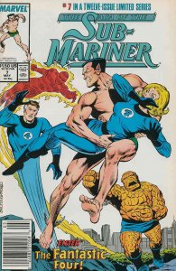 Saga of the Sub-Mariner #7 (Newsstand) VF/NM ; Marvel | Fantastic Four