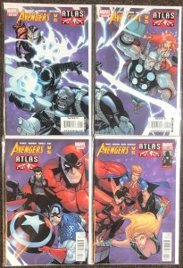 The Avengers vs. Atlas #1,2,3,4 2010 Marvel limited series set Lot nm