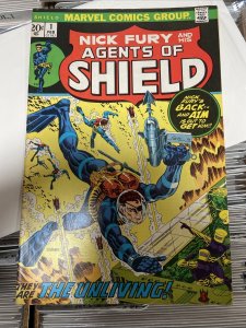 Nick Fury Agent And His Agents Of SHIELD 1-5 Full Set Marvel Comics 1973