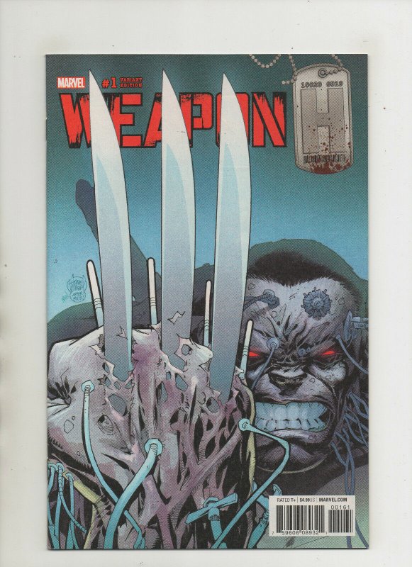 Weapon H #1 - Incredible Hulk #340 Variant Cover Swipe - (Grade 9.2) 2018