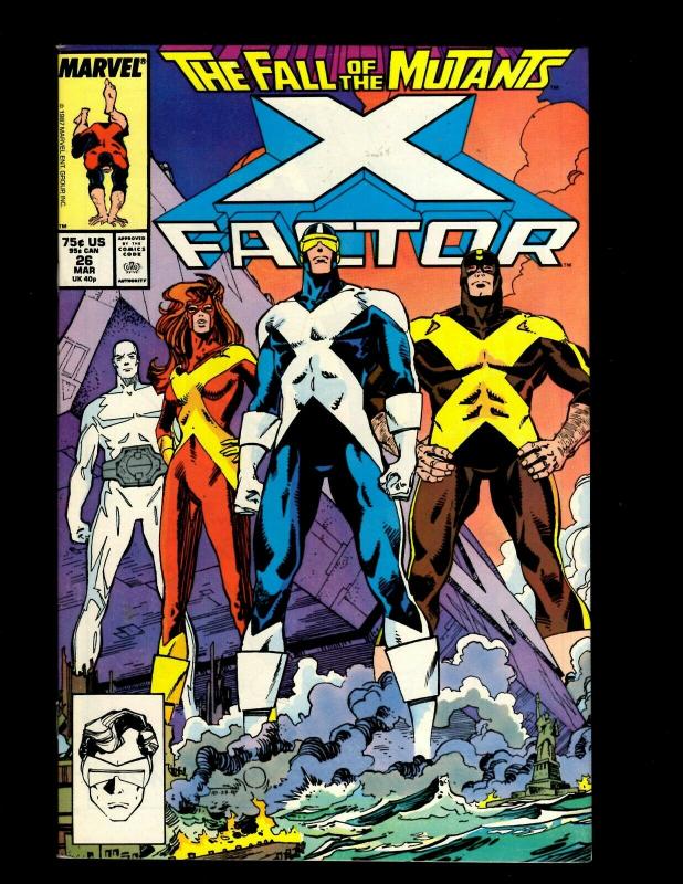 Lot of 12 X-Factor Marvel Comic Books #25 26 27 28 29 30 31 32 33 34 35 36 SM21