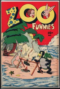 Zoo Funnies #2 (1945) Rabbit-Son Crusoe