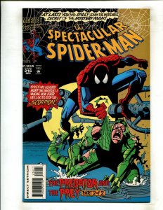 SPECTACULAR SPIDER-MAN #216 (9.2) SCORPION!! 1994