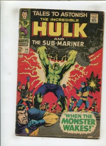TALES TO ASTONISH #99 (3.0/3.5)  WHEN THE MONSTER WALKS!! 1968