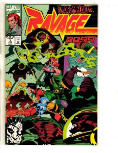 Lot Of 11 Ravage 2099 Marvel Comic Books # 1 2 3 4 5 6 7 (2) 8 9 10 DB11