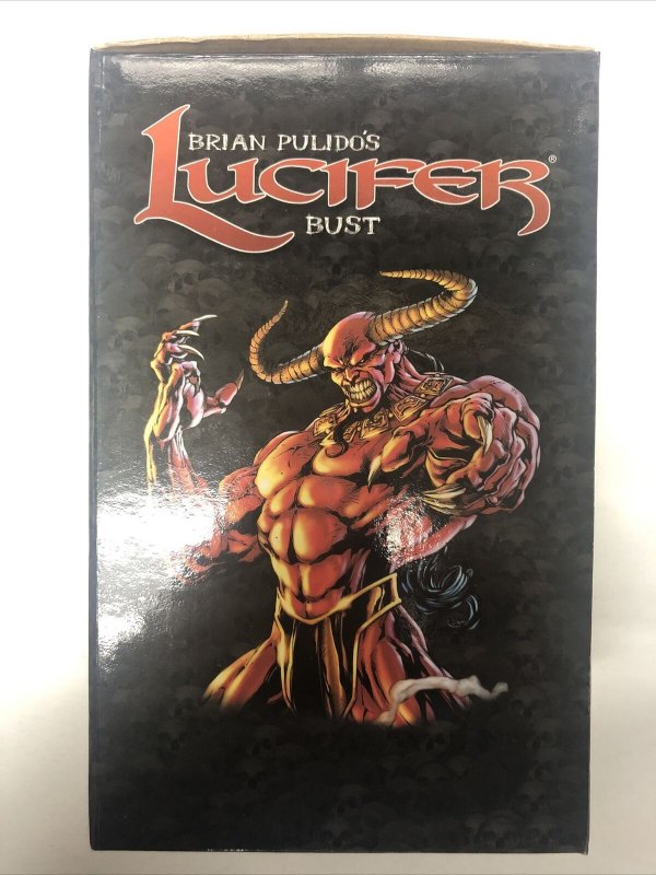 Lucifer Bust (2001) Size: 7 Statue | Brian Pulido|Chaos Comics| Eternal Toy-COA