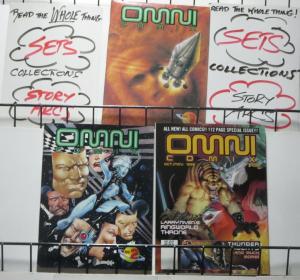 OMNI COMIX #1-3 COMPLETE! F-VF or Better! THUNDER Agents story! Gulacy, Corben