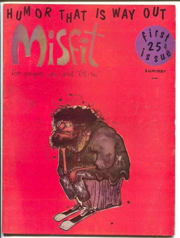 Misfit #1 1961-MAD imitator-1st issue-wacky humor-parody-satire-VG/FN