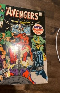 The Avengers #54 (1968) cameo Ultron/ 2nd black knight.