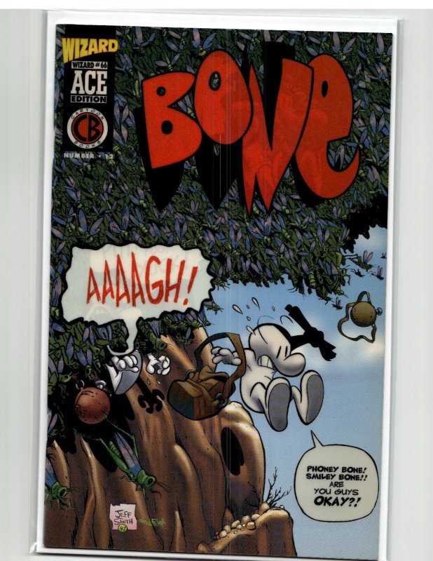 Bone #1 WIzard Ace Cover (1996) Bone [Key Issue]