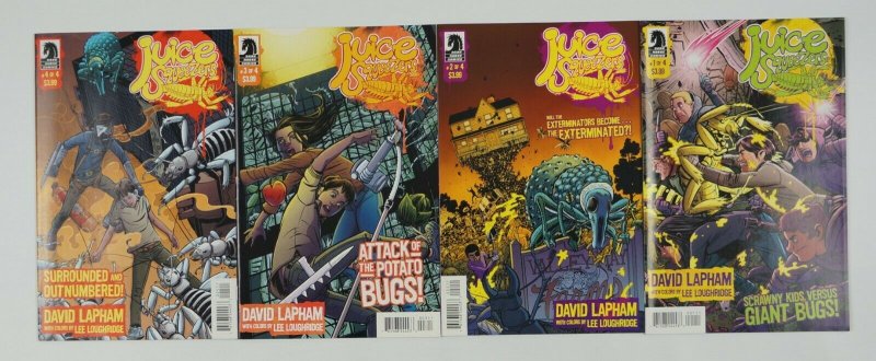 Juice Squeezers #1-4 VF/NM complete series - david lapham - kids vs giant bugs