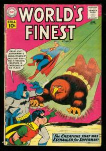 WORLDS FINEST #118 1961-SUPERMAN-BATMAN-GREEN ARROW FR/G