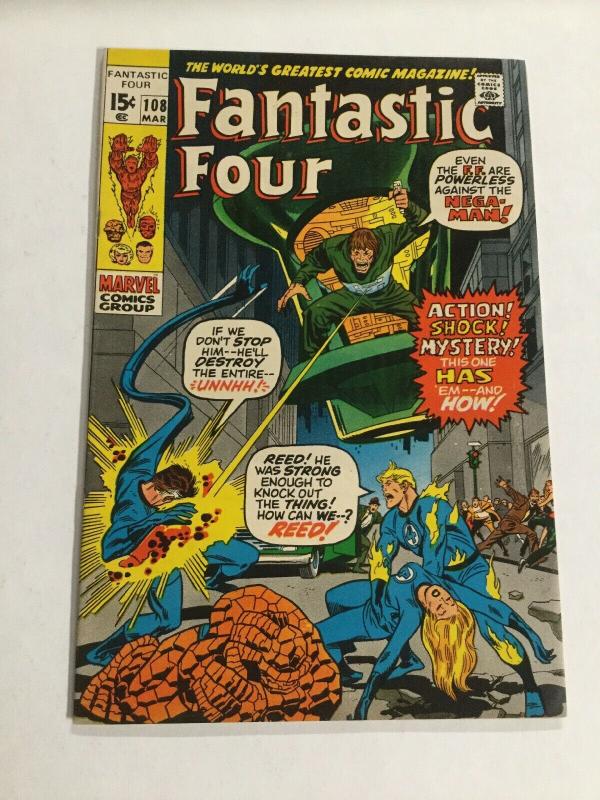 Fantastic Four 108 Vf Very Fine 8.0 Marvel 