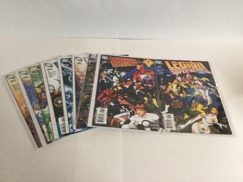 Legion Of Super-Heroes 37-43 47 Lot Nm Near Mint Issue 37 Connecting Cover Set