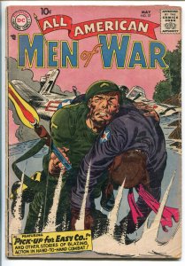 ALL-AMERICAN MEN OF WAR #57-1958-WWII-DC-SILVER AGE-EASY CO-FROGMAN-HEATH-good