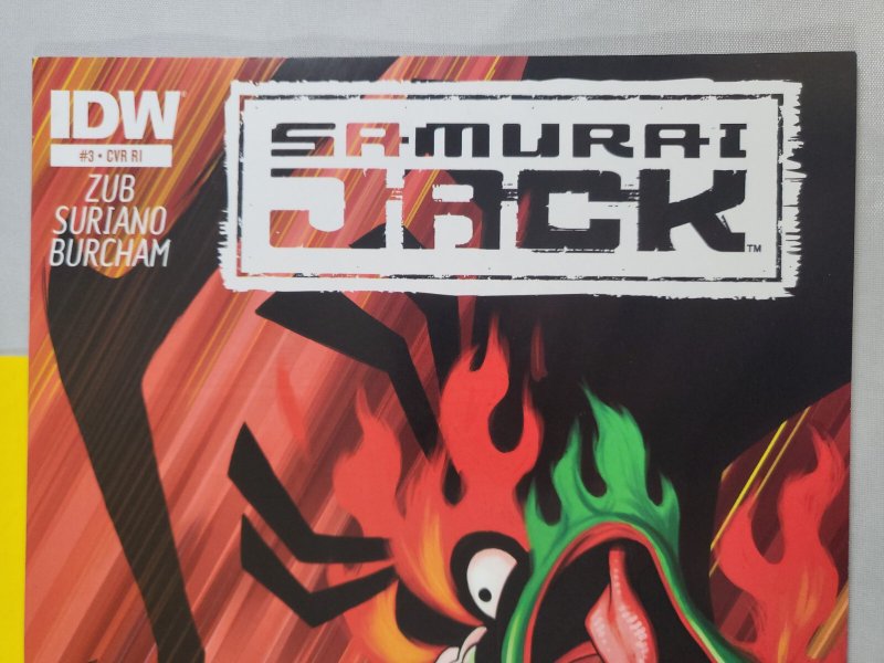 Samurai Jack #3 RI Retailer Incentive 1:10 E.J. Su Variant 2013 IDW Publishing