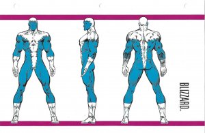 Official Handbook of the Marvel Universe Sheet- Blizzard