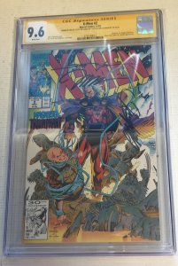 X-men(1991) #2 (CGC 9.6( SS ) Signed By Jim Lee ,Scott Williams, Chris Claremont