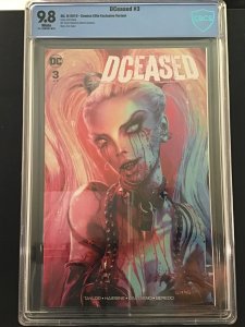 Dceased #3 9.8 CBCS John Giang Cover limited to 985/1500 with COA