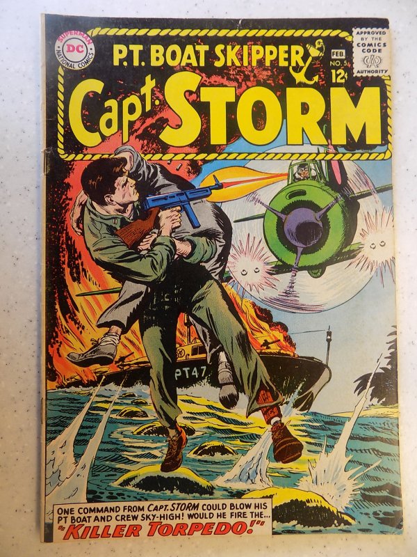 CAPT. STORM # 5 DC WAR ACTION FN