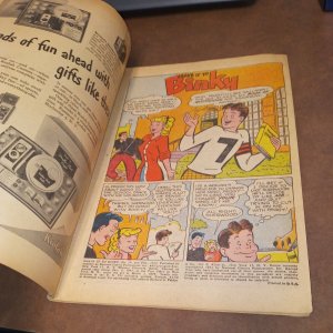 Leave It To Binky 24 dc comics golden age 1952 headlight monkey cover teen humor