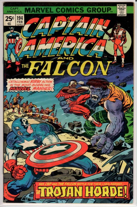 Captain America #194 Regular Edition (1976) 6.0 FN