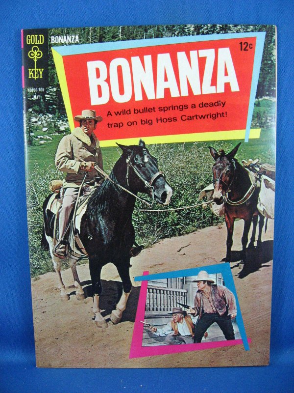 Bonanza #24 (May 1967, Western Publishing) Photo Cover