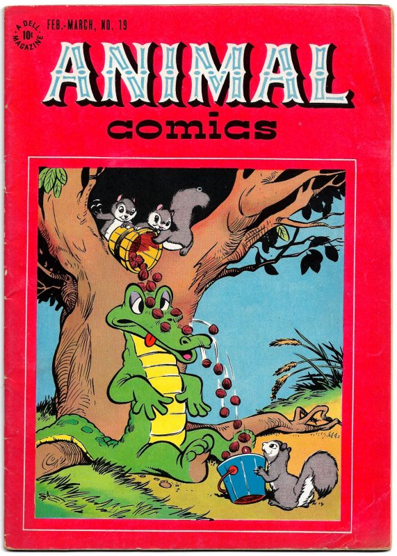 ANIMAL COMICS #19 (Feb1946) 7.0 FN/VF • 3 Stories & 2 Covers by Walt Kelly!!